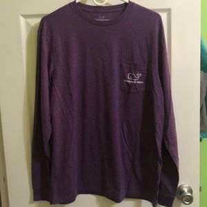 Purple Vineyard Vines Long Sleeve Top